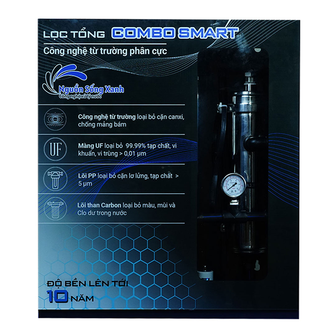 Bộ Lọc Nước Đầu Nguồn Dành Cho Sinh Hoạt Combo Smart 2 - Pro