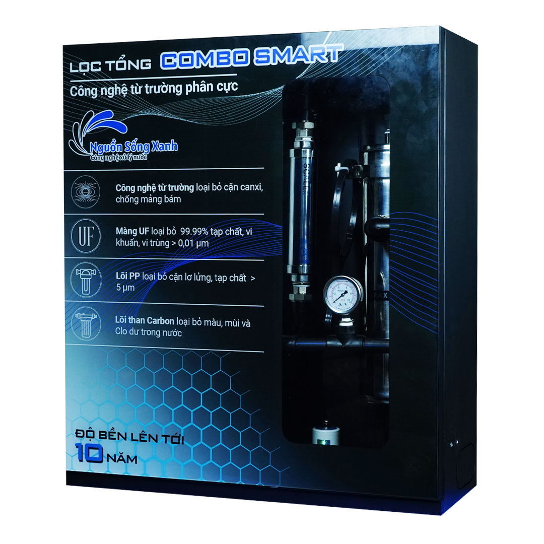 Bộ Lọc Nước Đầu Nguồn Dành Cho Sinh Hoạt Combo Smart 2 - Pro