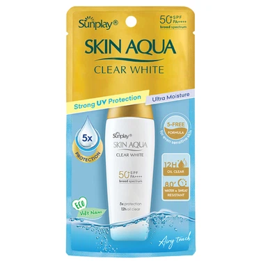 Sữa chống nắng Sunplay skin aqua clear white 25g