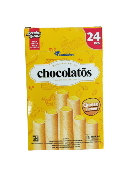 Bánh cuộn xốp vị phô mai Chocolatõs 336g