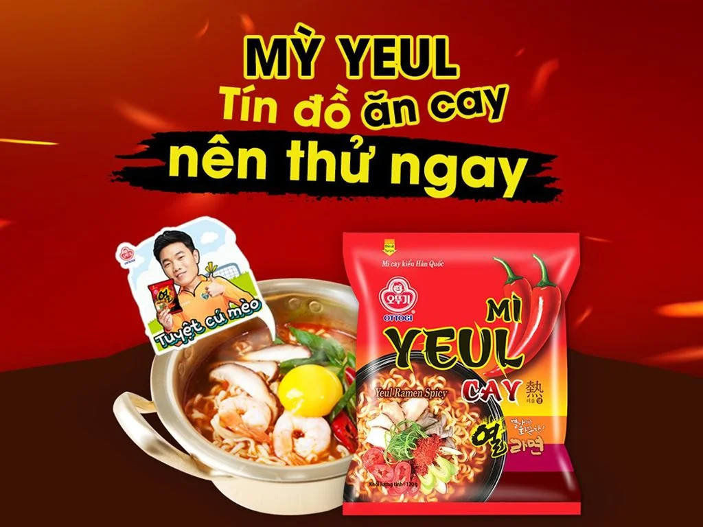 Mì ly Yeul cay Ottogi 120g