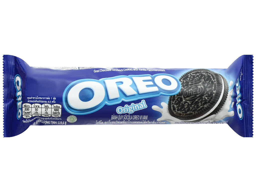 Oreo cây vị vani 119.6g