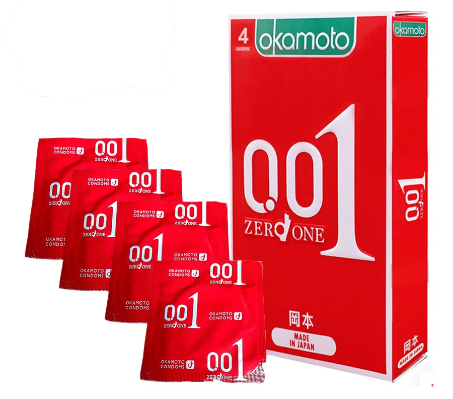 Bao cao su Okamoto HYDRO POLYURETHANE - Siêu mỏng, truyền nhiệt cực nhanh - 0.01 - 4s
