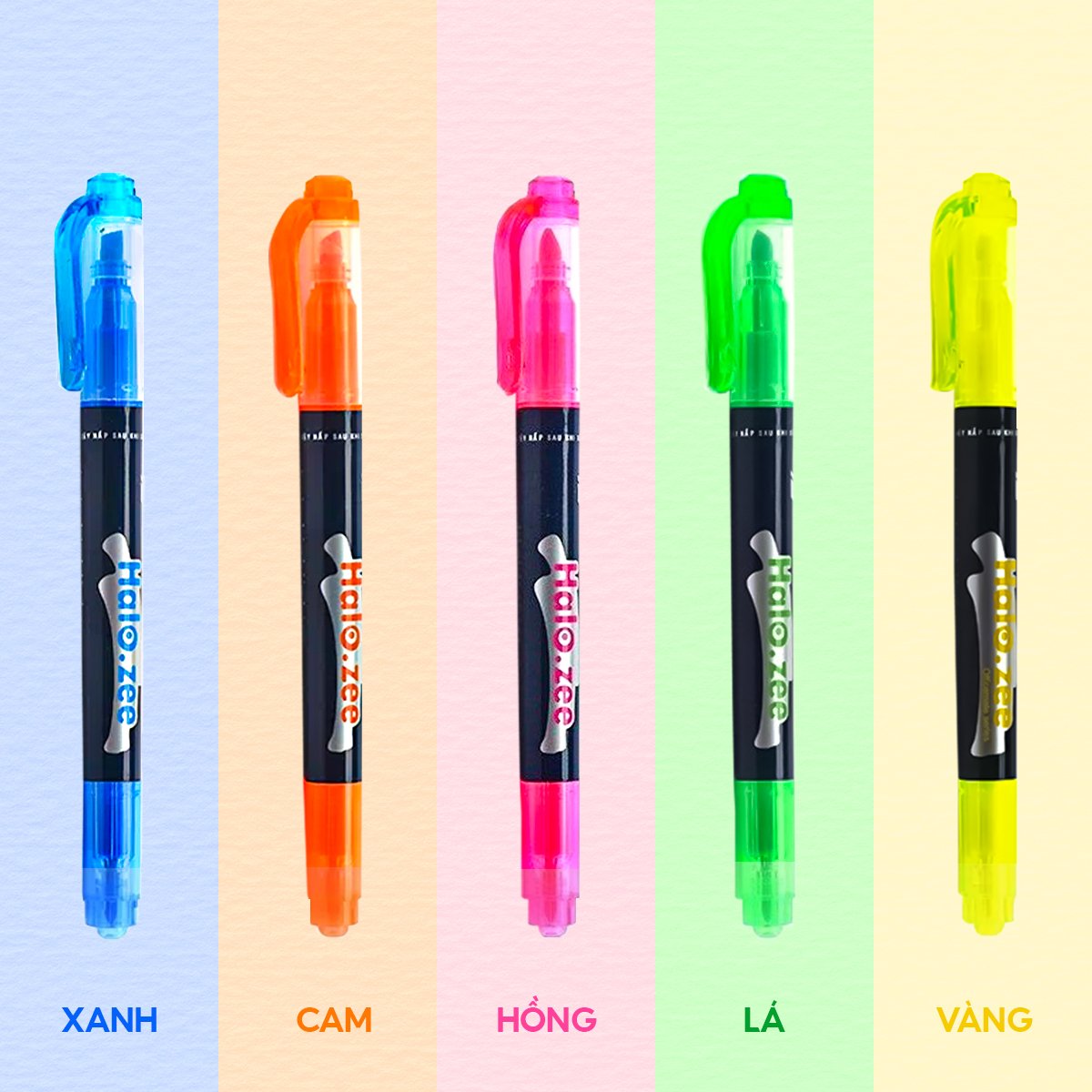 Bút dạ quang Thiên Long HL-03 (Vỉ 5 cây)