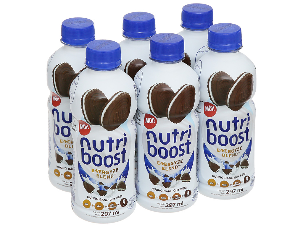 Nutriboost bánh quy kem chai nhựa 297ml