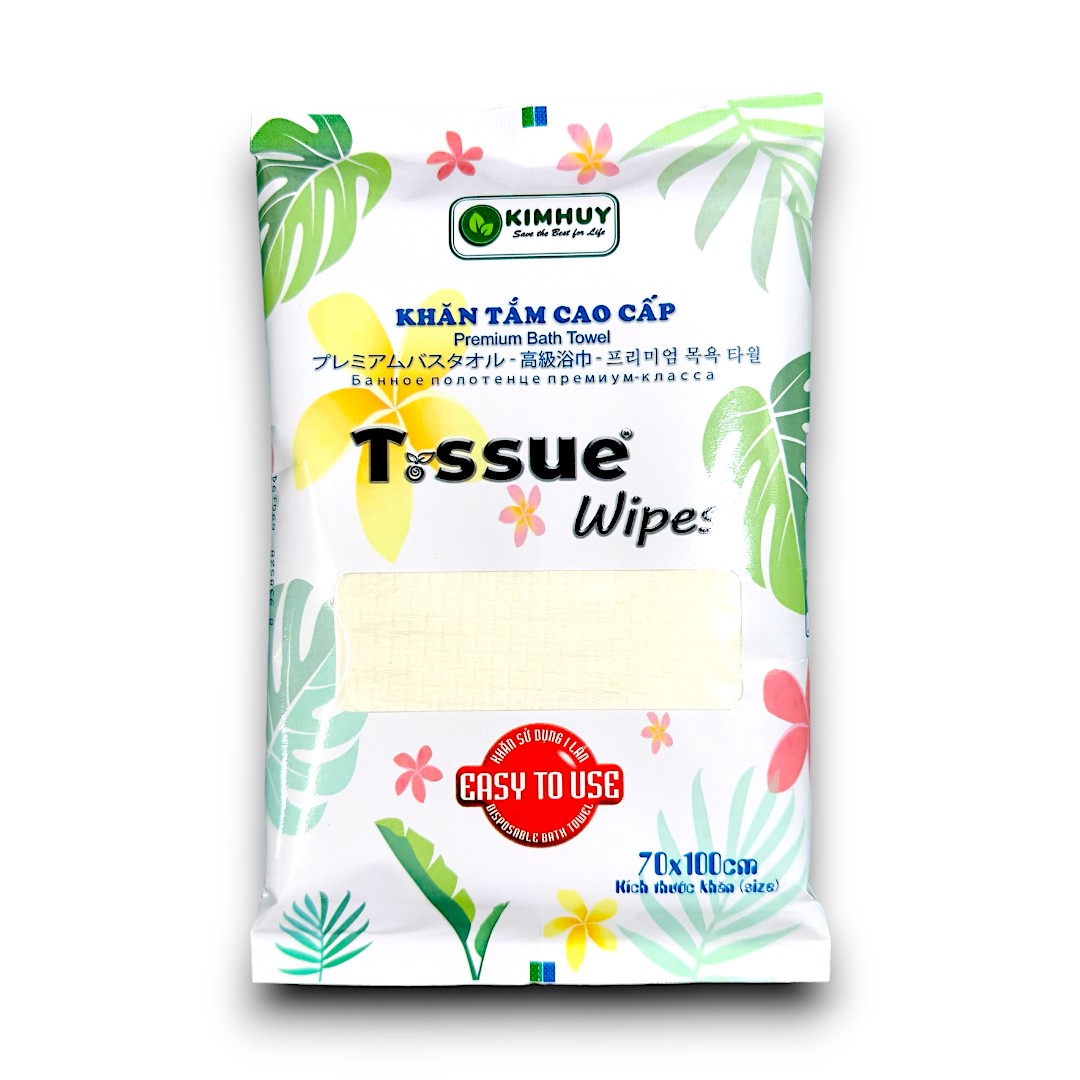 Khăn Tắm T.ssue Sử Dụng 1 Lần (KT 70x100cm)
