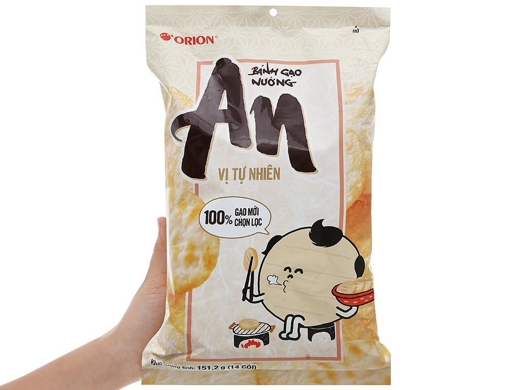 Bánh gạo nướng Orion An vị tự nhiên 151.2g