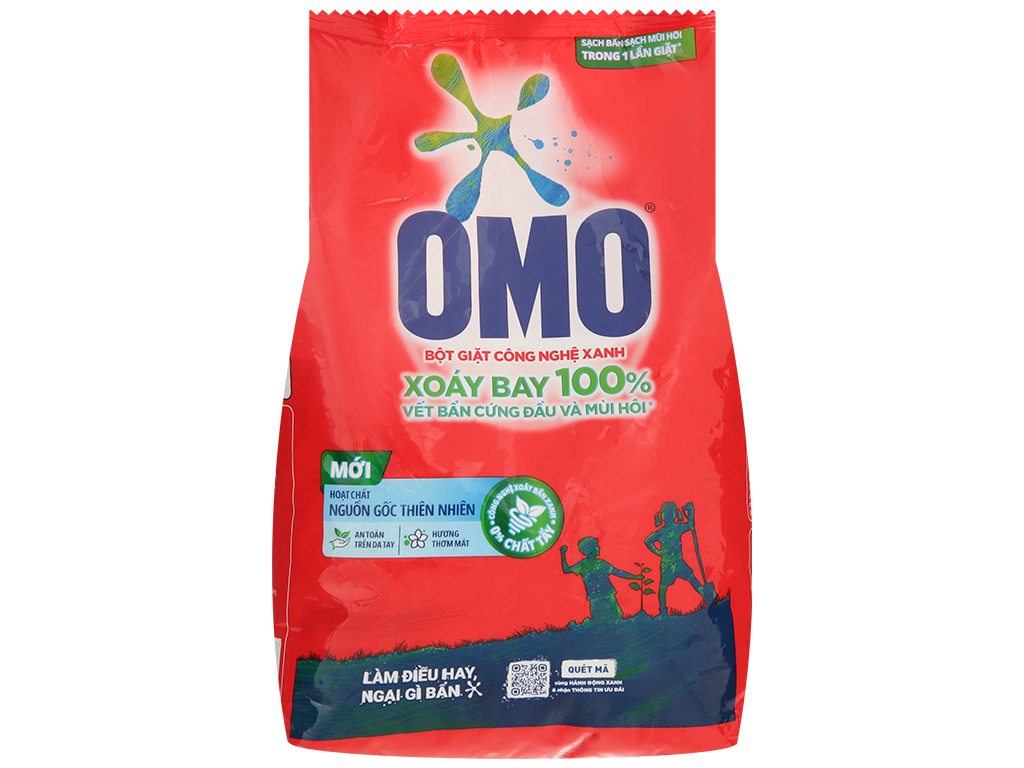Bột giặt Omo công nghệ xanh 770g