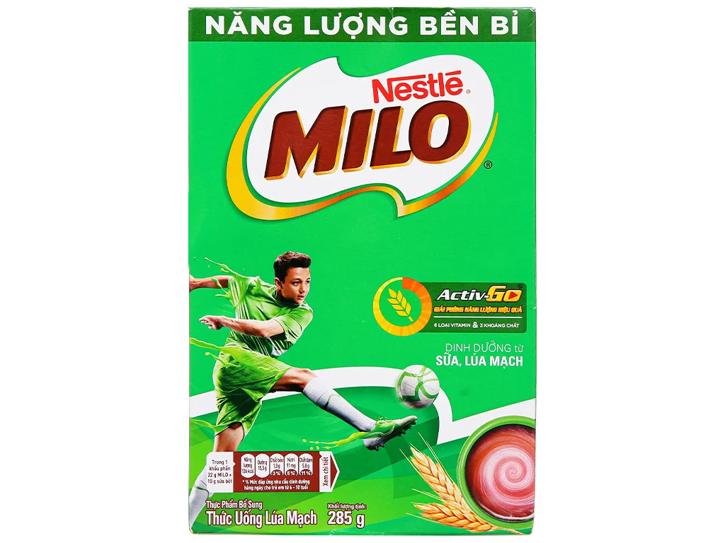 Nestle Milo Hộp giấy 285g