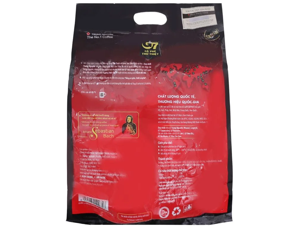 Cà phê hoà tan 3 trong 1 Trung Nguyên G7 (50 gói x 16g)
