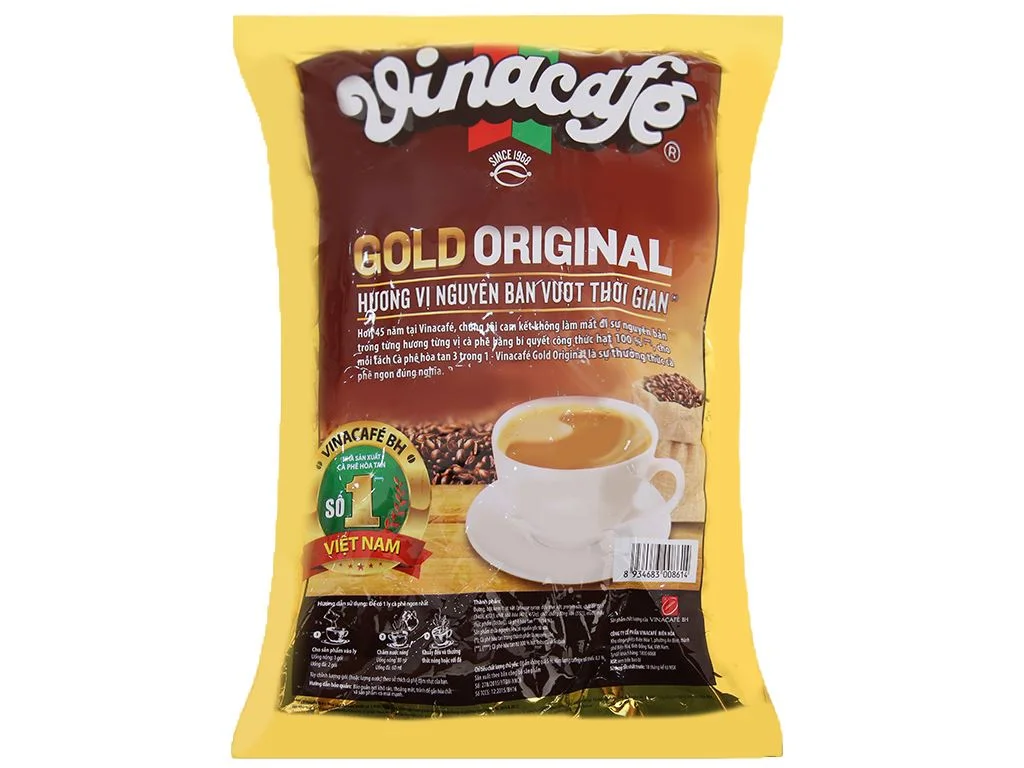 Cà phê hoà tan 3 trong 1 Vinacafe 480g (24 gói x 20g)