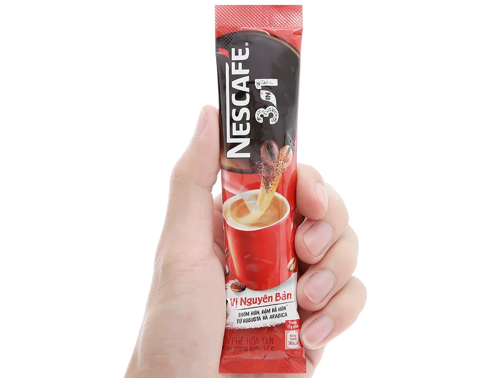 Cà phê sữa hoà tan 3 trong 1 Nescafé vị rang đậm 340g (20 gói x 17g)