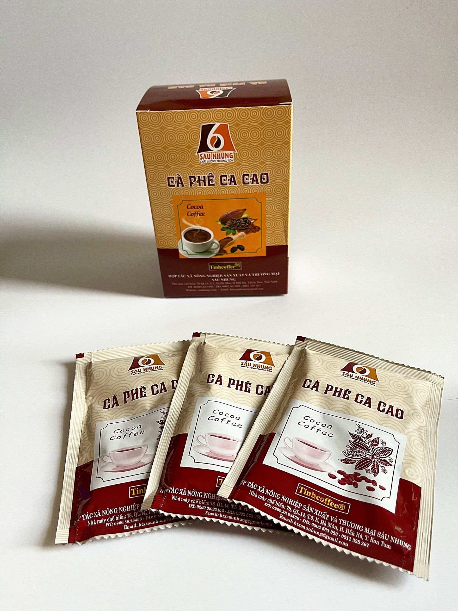 Cà phê ca cao cacao Sau Nhung 25g