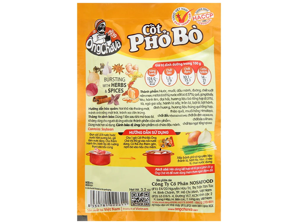 Cốt phở bò Ông Chà Và 90g