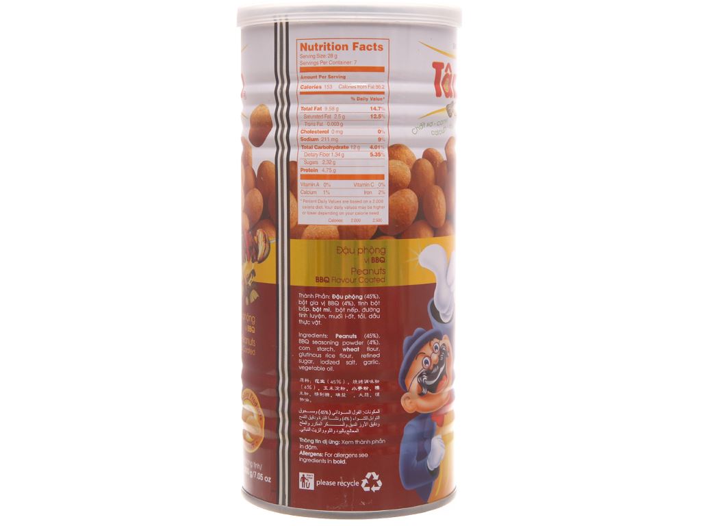 Đậu phộng Tân Tân Vị BBQ 24gr