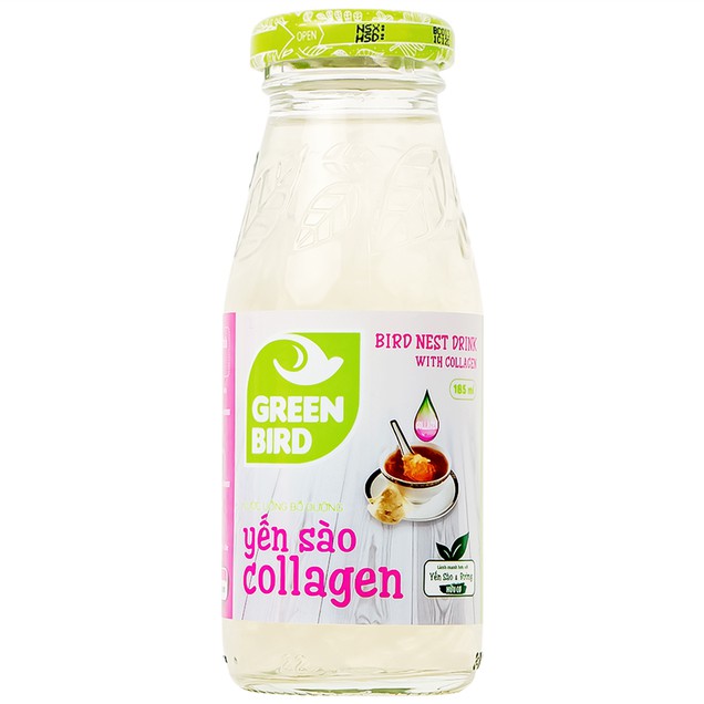 Yến sào collagen Green Bird 185ml