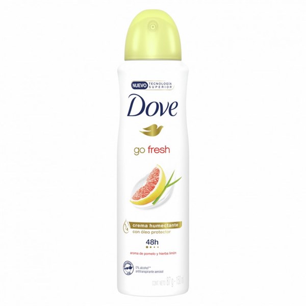 Xịt khử mùi Dove go fresh bưởi vàng 87g 150ml