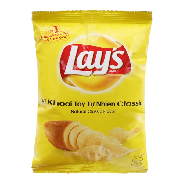 Bánh Lay's vị khoai tây tự nhiên 28g