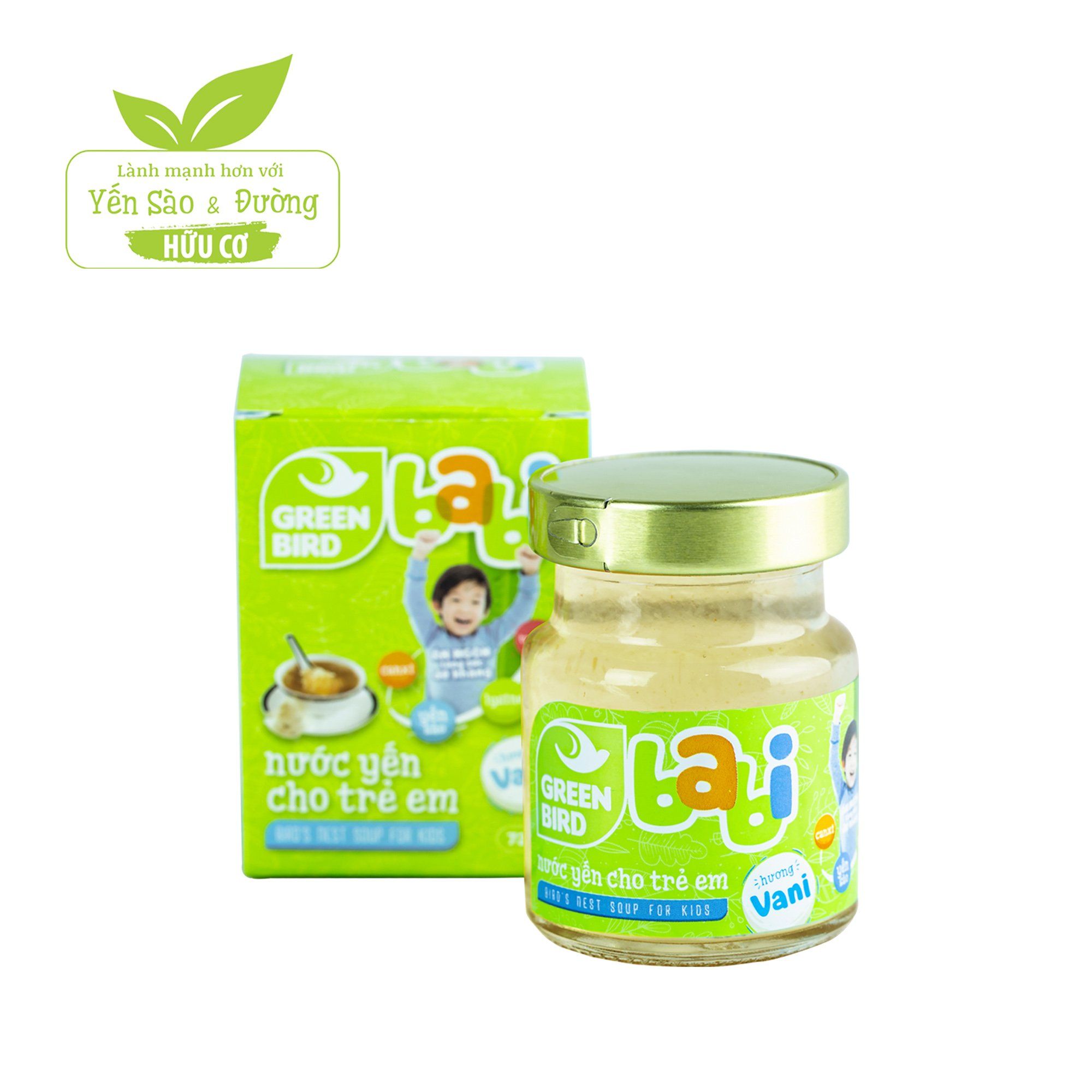 Nước yến cho trẻ em babi Green Bird 72g