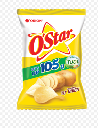 Bánh O'star Tự Nhiên 60g