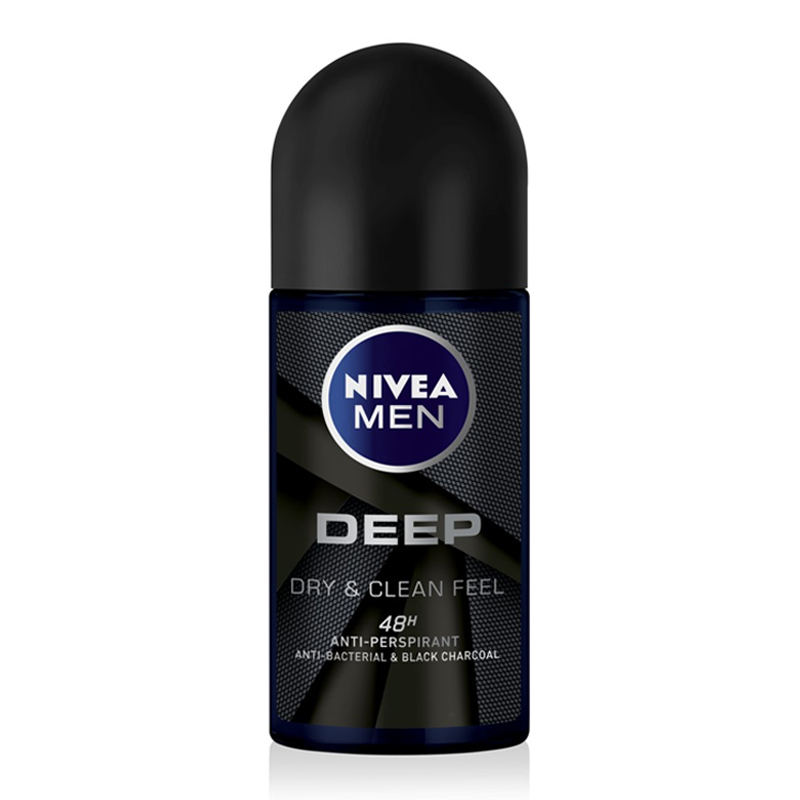 Lăn khử mùi Nivea Men Deep Black Charcoal Espresso 50ml
