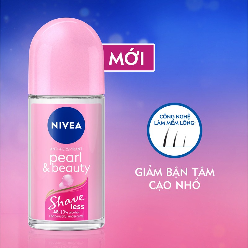 Lăn khử mùi Nivea pearl & beauty dưỡng da sáng mịn 50ml
