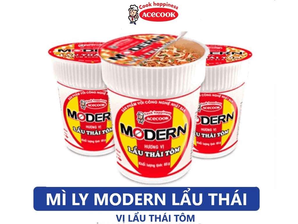 Mì ly Modern lẩu thái tôm 67g