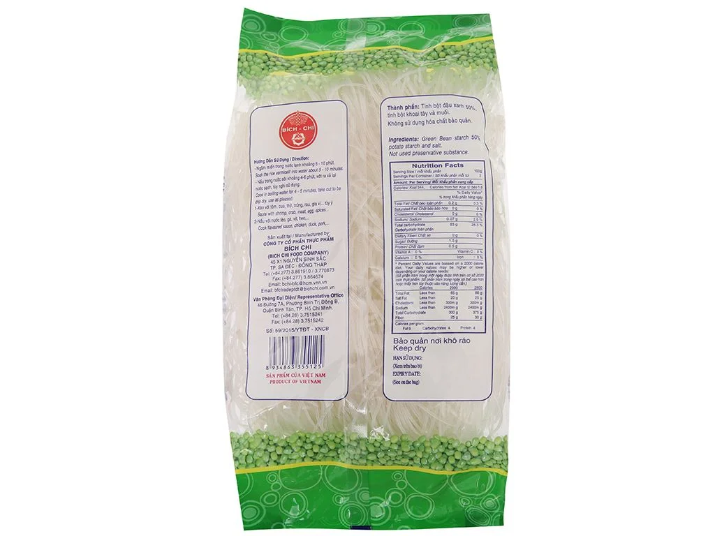 Miến đậu xanh Bích Chi gói 200g