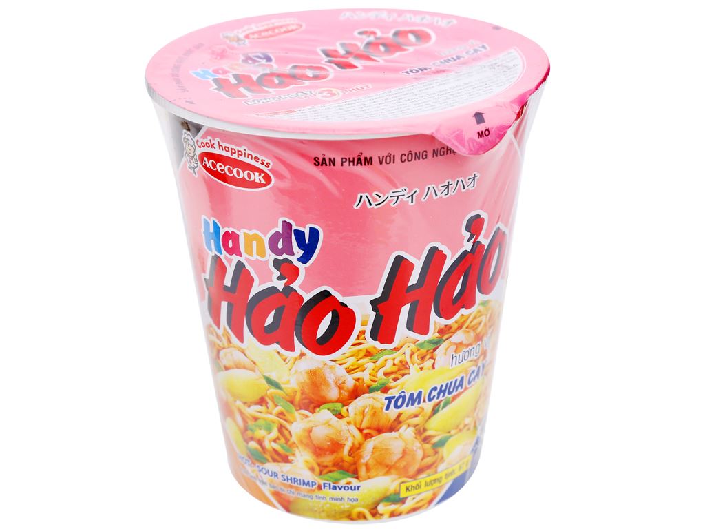 Mì ly Hảo Hảo Handy tôm chua cay 67g