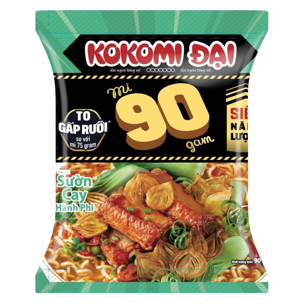 Mì Kokomi đại 90 sườn hành phi 90g