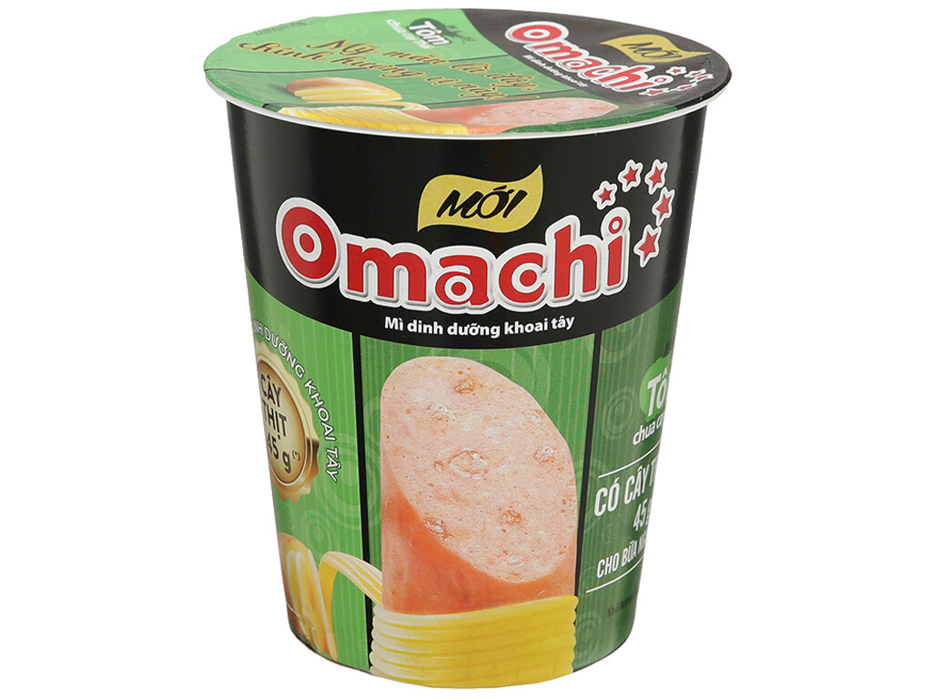 Mì ly Omachi tôm chua cay thái 111g (Có xúc xích)
