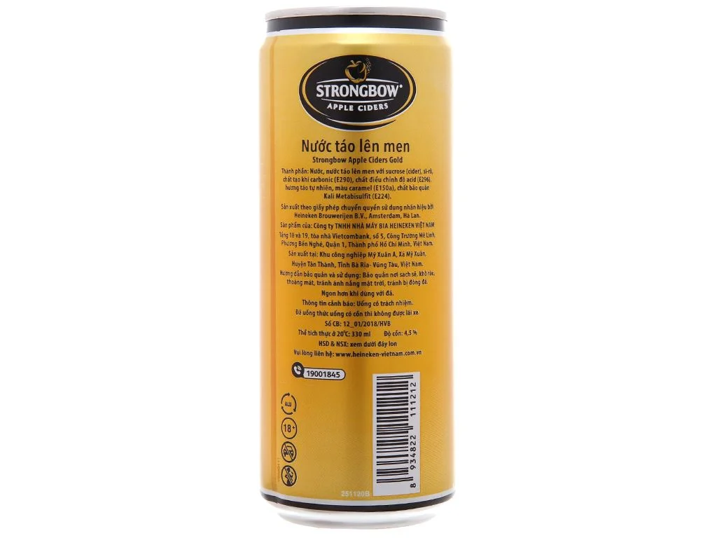 StrongBow Gold apple lon 330ml