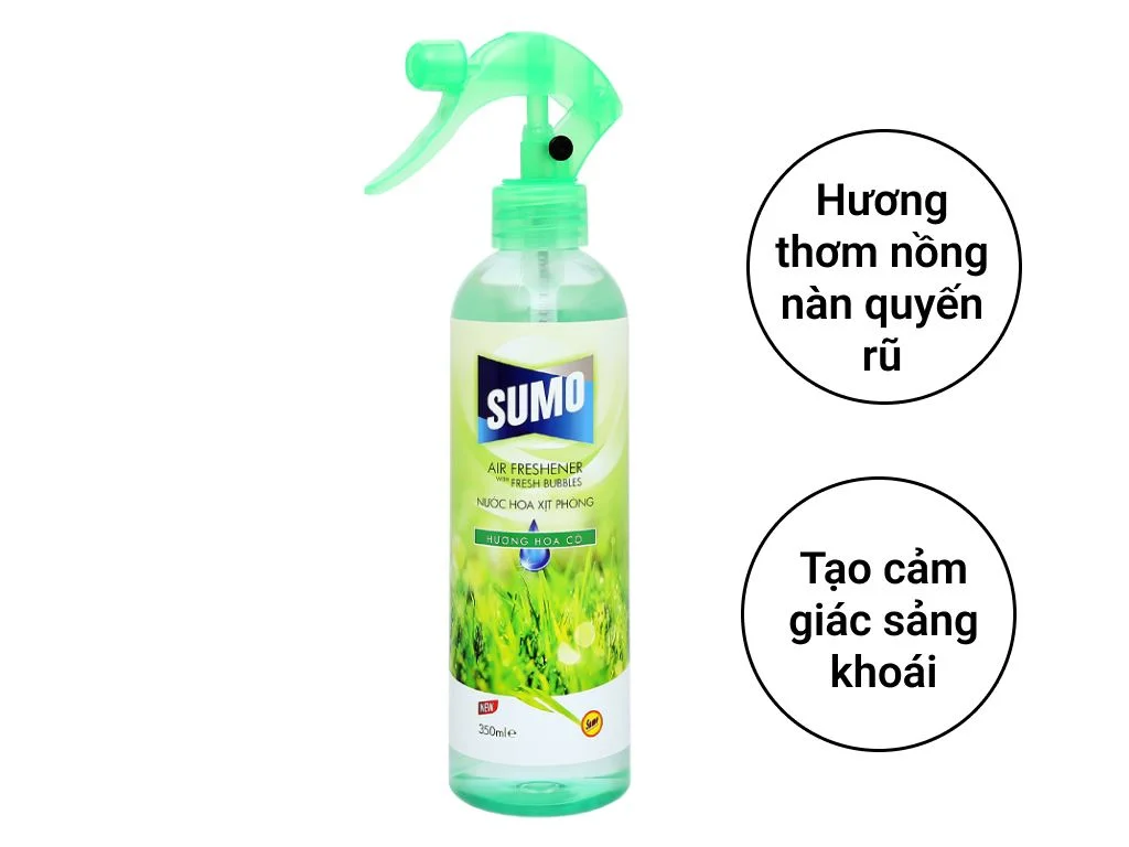 Nước xịt phòng Sumo hương hoa cỏ 350ml