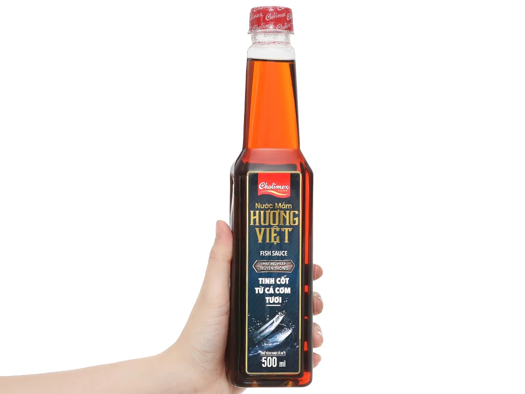 Nước mắm Hương Việt Cholimex 12 độ đạm chai 500ml