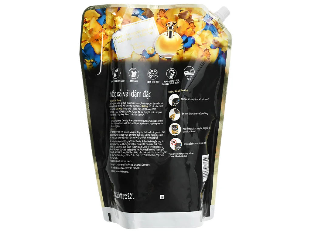 Nước xả Downy túi Cuốn hút 2.2l