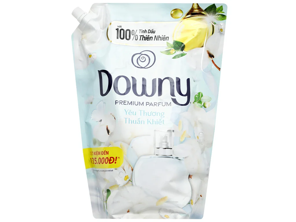 Nước xả Downy túi yêu thương thuần khiết 2.2L