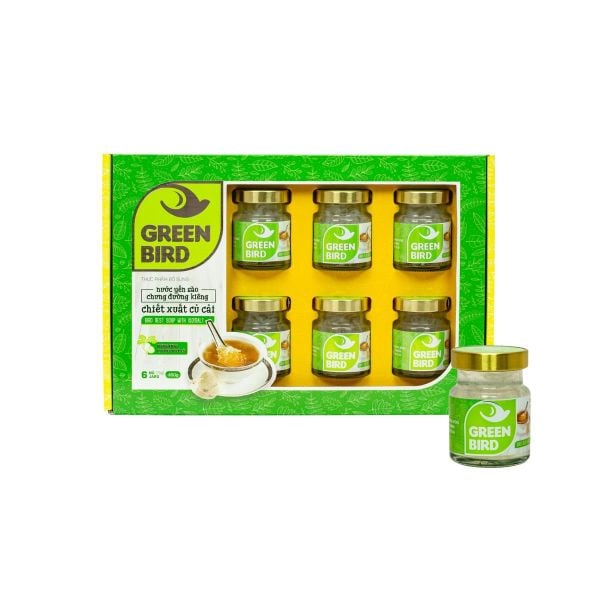 Yến sào đường kiêng củ cải Green Bird 72g