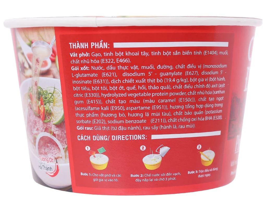 Phở bò Cung Đình Hà Nội hộp 80g