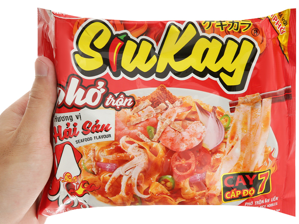 Phở trộn Siukay hương vị hải sản gói 85g