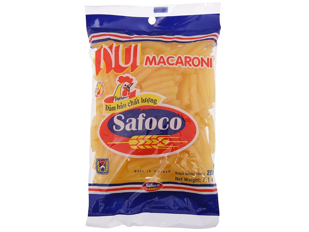 Nui Safoco ống dài 200g