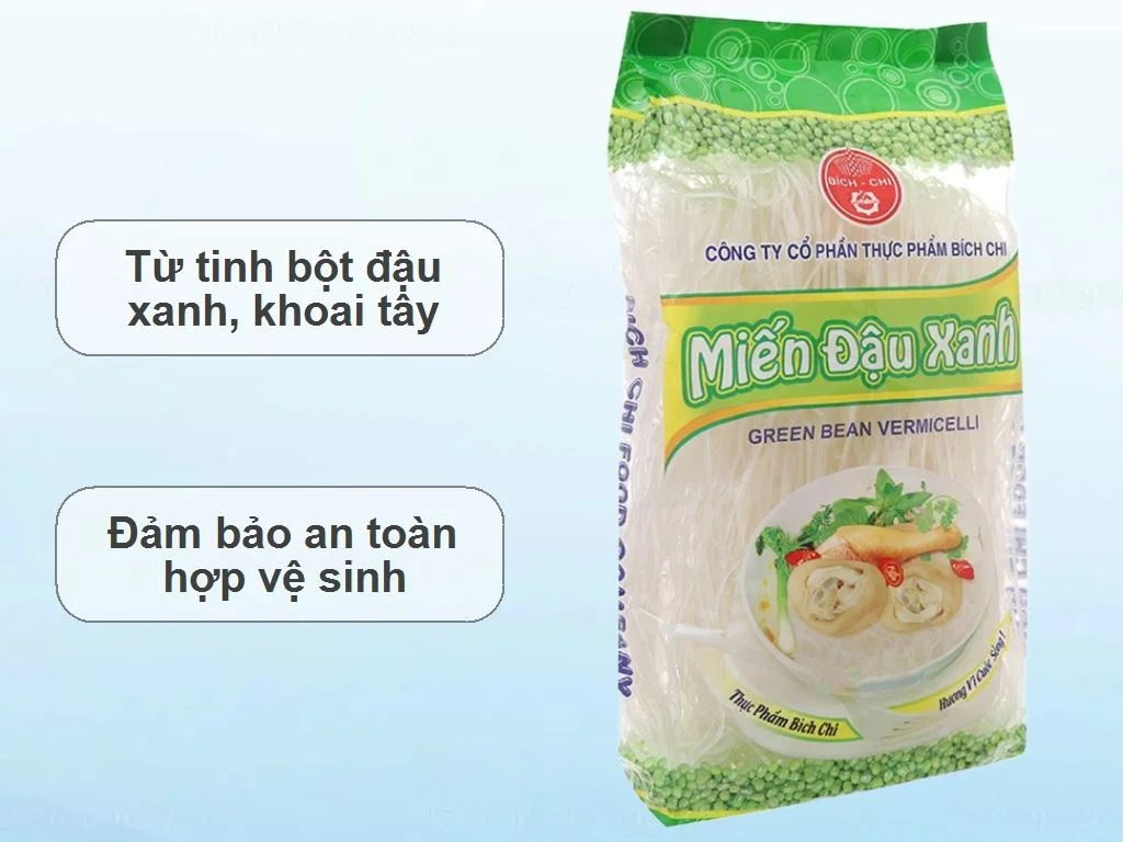 Miến đậu xanh Bích Chi gói 200g