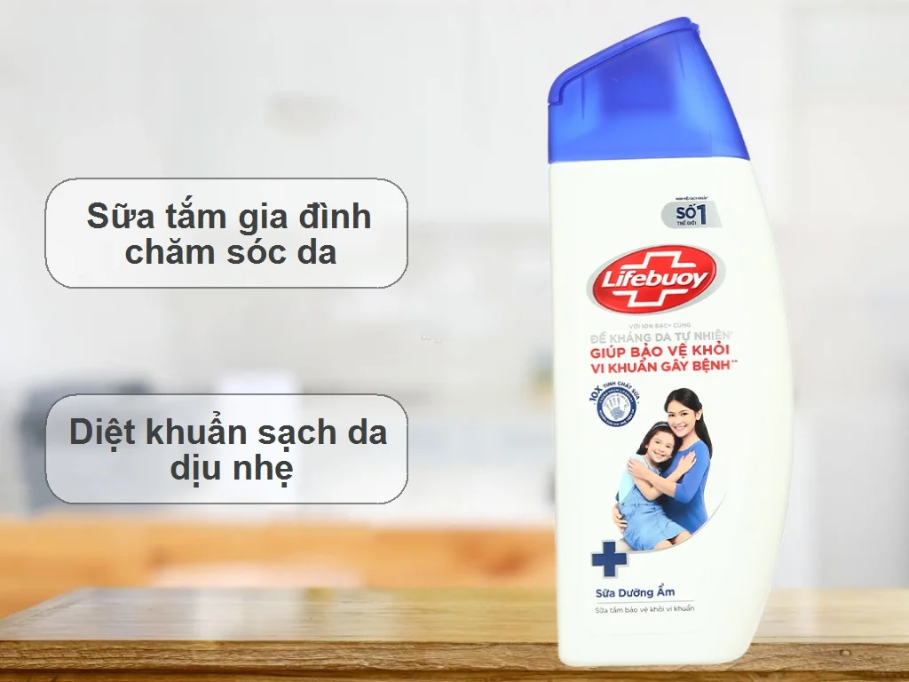 Sữa tắm Lifebuoy dưỡng ẩm 245ml