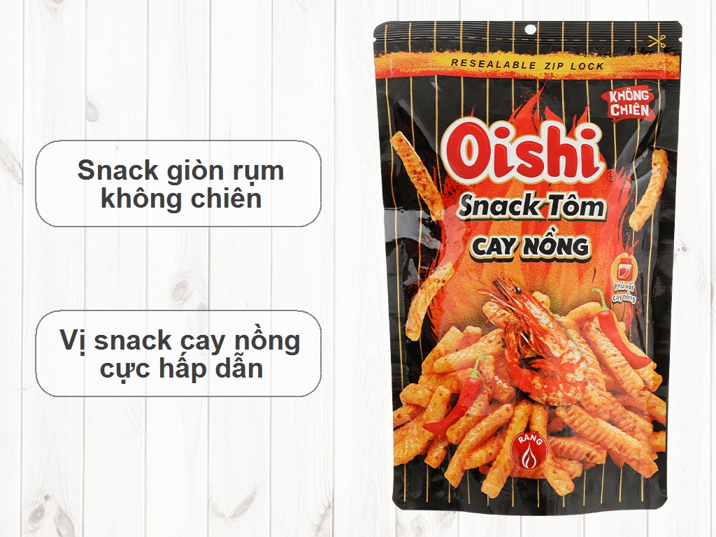 Oishi Snack tôm cay nồng 70g