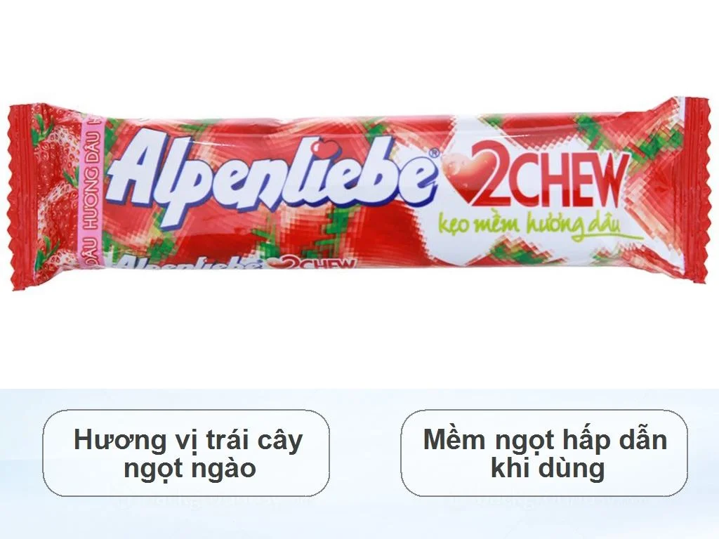 Kẹo viên cây Alpenliebe hương trà sữa đường đen 24.5g