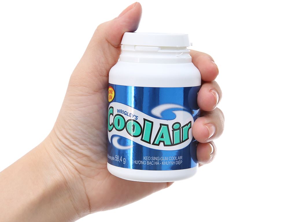 Kẹo singgum Cool Air hương bạc hà hương diệp 58.4g