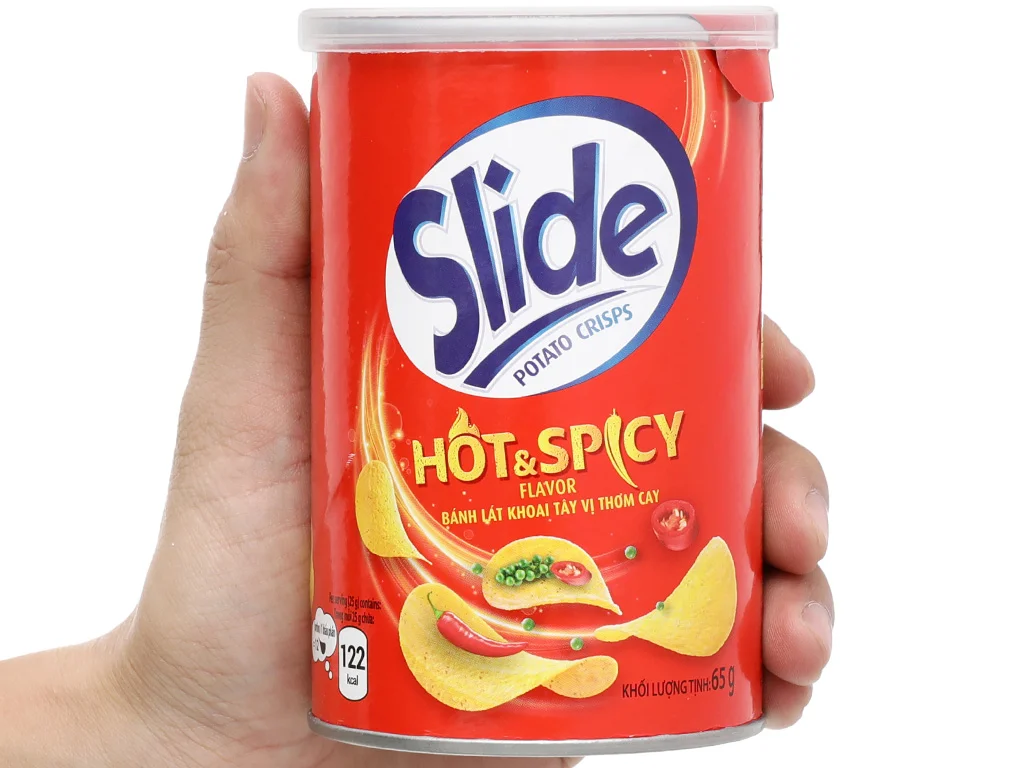 Bánh Slide khoai tây vị thơm cay 65g
