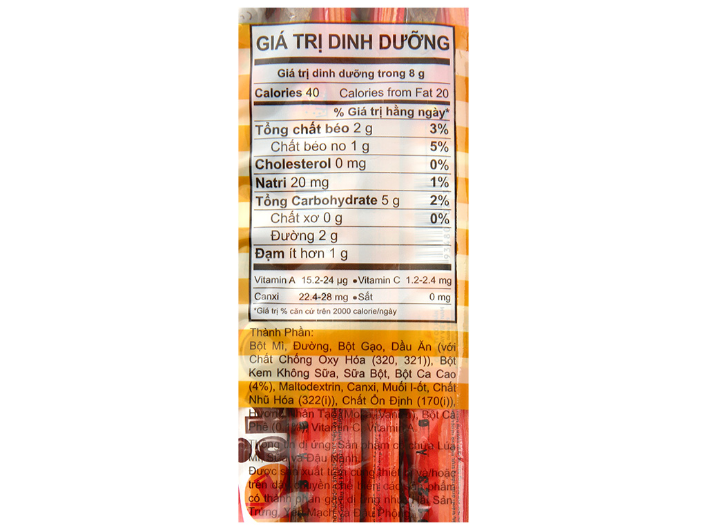 Akiko Snack Que Nhân Cafe Moka 7g