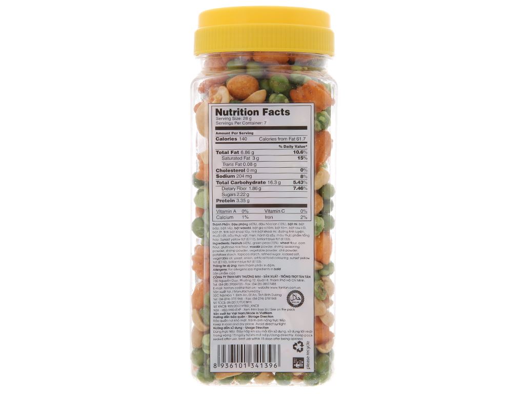 Đậu phộng Tân Tân Snack và Thập Cẩm 24gr