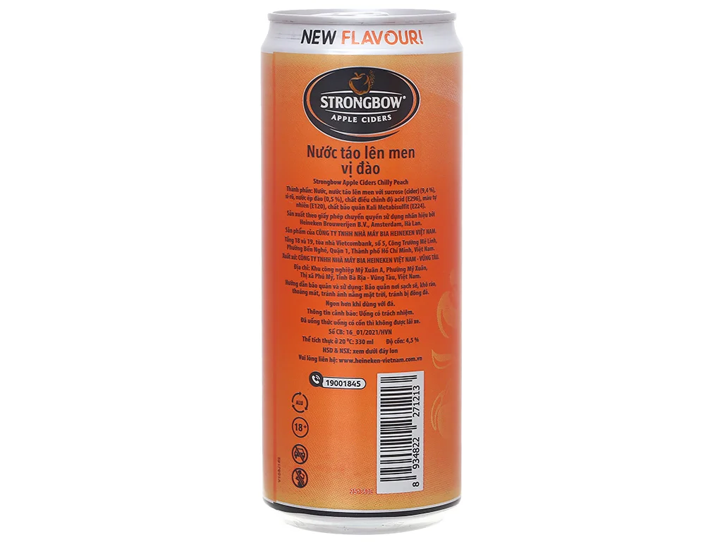 StrongBow Chilly peach lon 330ml