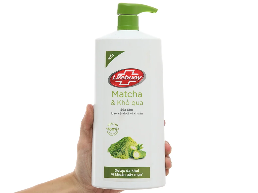 Sữa tắm Lifebuoy Matcha & khổ qua 800g (782ml)
